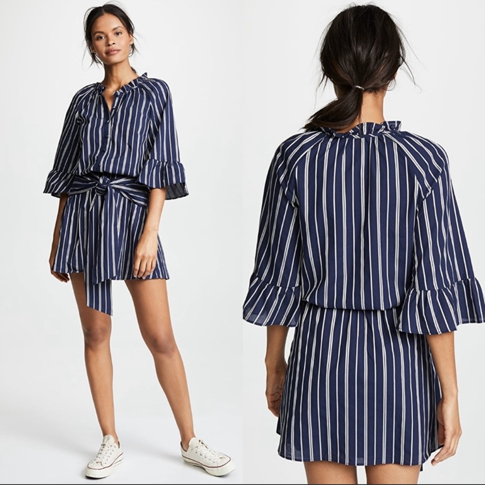 The Jetset Diaries | Kensington Mini Dress Stripe Medium